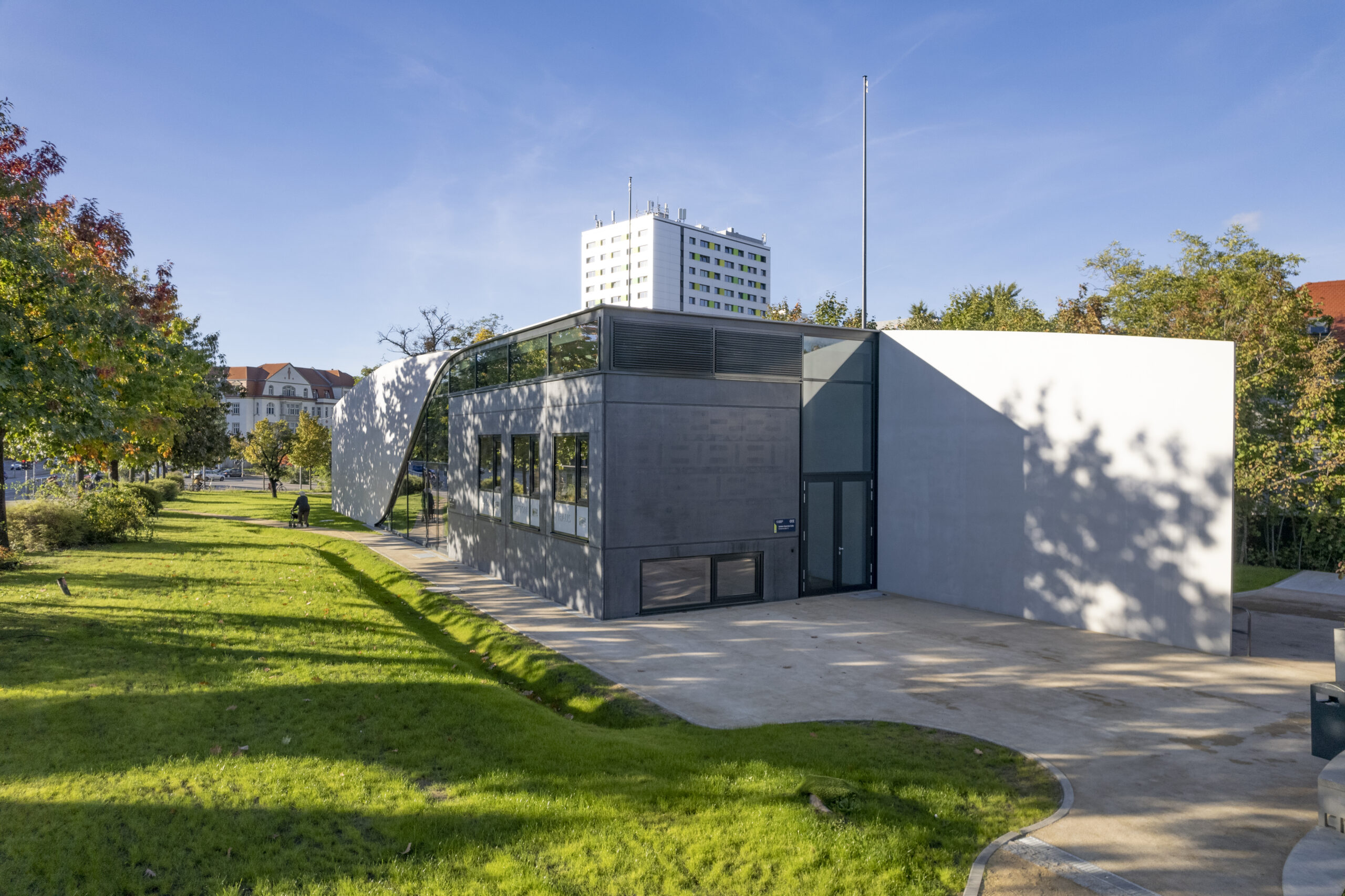 Cube Carbon Concrete Building